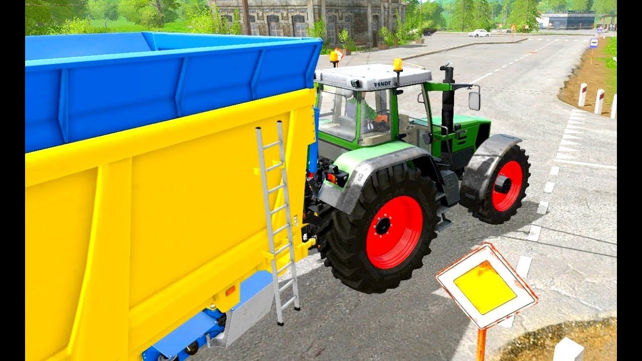 Kinder Traktor Zeichentrick über Autos - Traktor Spiel und Kinder Autos ...