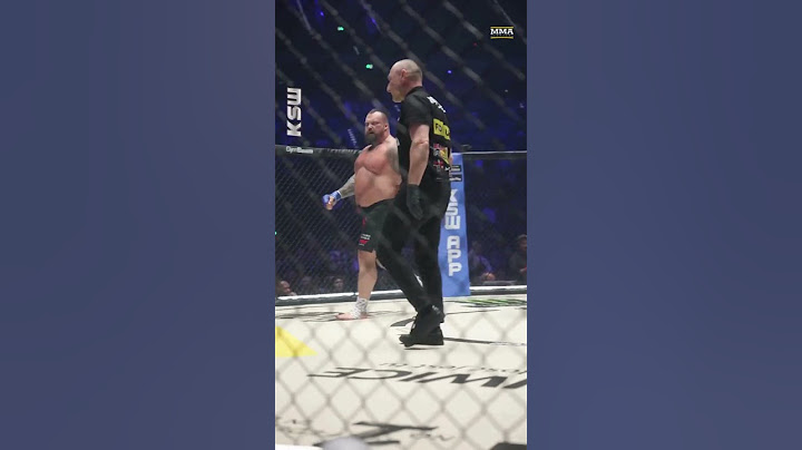 Eddie Hall STUNS Crowd With 30 Second KO of Mariusz Pudzianowski At KSW 105 | MMA Fighting