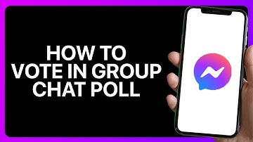 How To Vote In Messinger Group Chat Poll Tutorial