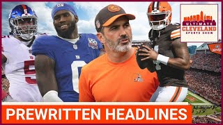 FINAL PICKS & PREVIEW for the Cleveland Browns vs. New York Giants game