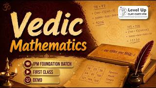 Vedic Mathematics Demo Class 🔥 | Make Calculations Easy Without Calculator | IPM Foundation Batch.