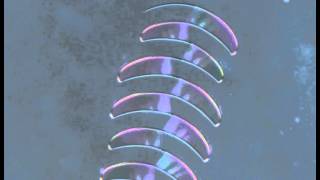 Crescents cracks in thin films