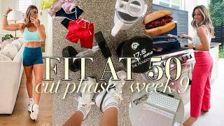 Fit at 50 | Cut Week 9 | Locking in & new hair!