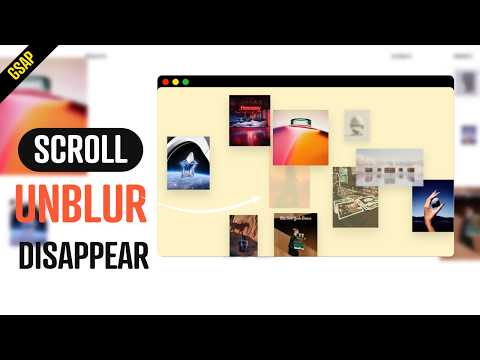 Create a Stunning Floating Image Scroll Reveal with GSAP
