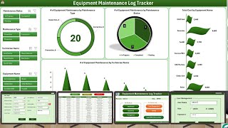 Equipment Maintenance Log Tracker in Excel