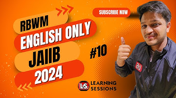 JAIIB 2024 | Remittance Products | RBWM | Module B | English #10