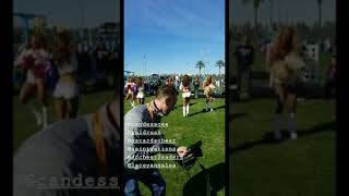 NFC Pro Bowl Cheerleaders Line 2 Dancing at Pro Bowl Experience