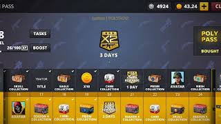 POLYWAR SEASON4 POLYPASS CASE Opening 1-50 | POLYWAR S4 GAMEPLAY