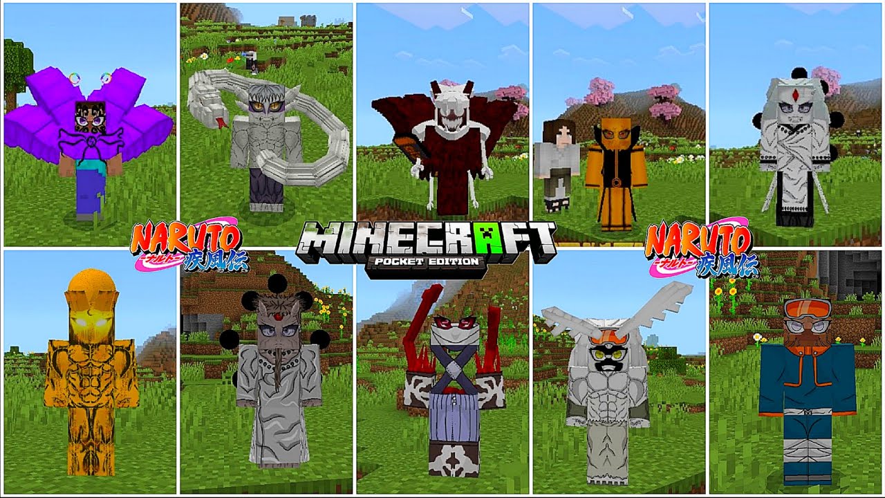 INSTALL NARUTO ANIME MOD FOR MINECRAFT PE🔥 | MCPE ADDON (1.21+)