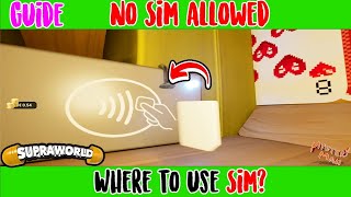 Supraworld No Sim allowed Puzzle | Where to use SIM | Wireless Sign Puzzle