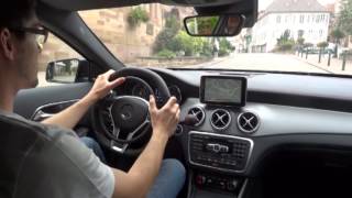 Driving a Mercedes GLA AMG with Darios digital accelerator ring
