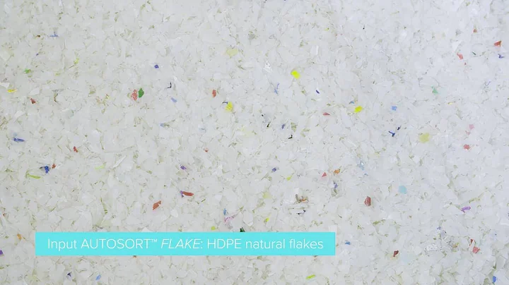 Plastics - Flake sorting - Purifying HDPE Natural