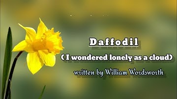 Daffodils by William Wordsworth || Explanation in Hindi