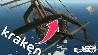 kraken attacks ship from the 17th century! (stormworks)