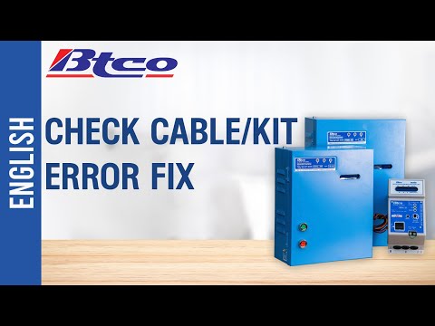 Check Cable / Kit error