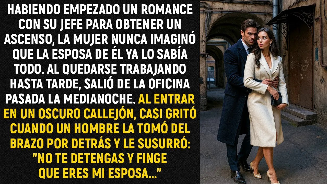 Habiendo empezado un romance con su jefe para obtener un ascenso, la mujer nunca imaginó que