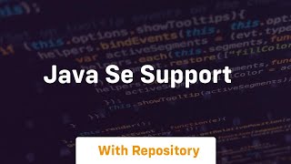 java se support