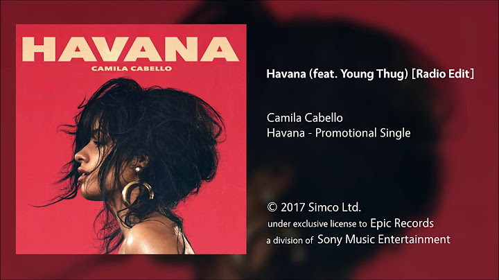 Havana Radio Edit version - Radio Edit performance video thumbnail