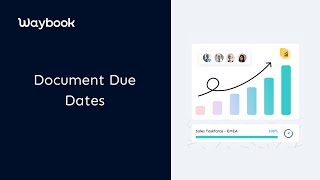 Setting document due dates in Waybook