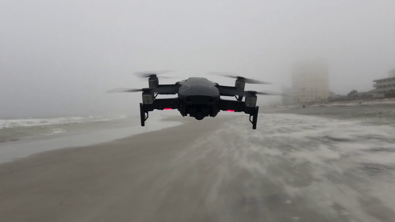 flying mavic 2 pro in rain