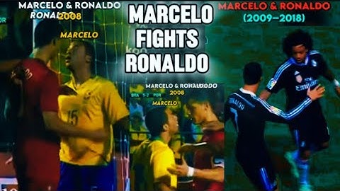 Marcelo en Cristiano Ronaldo vechten in een NOSTALGISCHE VIDEO van het WK 2008 #cr7 #marceloshorts