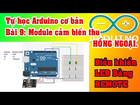 Video Tự học Arduino cơ bản | Bài 9 Cảm biến thu hồng ngoại... - youtube