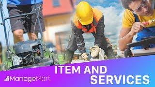 Item and Service | Managemart - How it works 