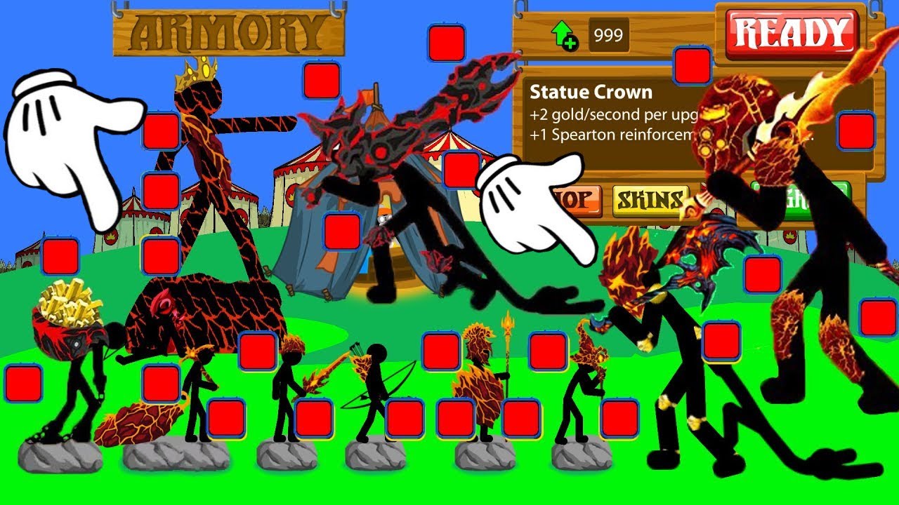 INSANE UNLOCKS IN STICK WAR LEGACY ALL BOSSES & LAVA ARMY - HACK STICK WAR LEGACY 
