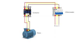Create Professional Electrical Animations Using PowerPoint | DOL Motor Starter simple Step-by-Step