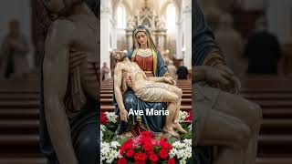 AVE MARIA 🙏🙏✝️✝️♥️♥️🌹🌹🌹#avemaria #jesus#shorts