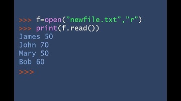 Reading Files Python
