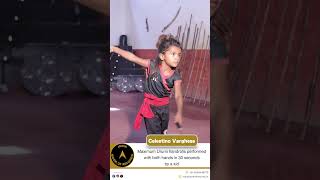 4-Year-Old Kalaripayattu Master! ⚔️ Celestino Varghese Performs 93 Urumi Handrolls | IBR