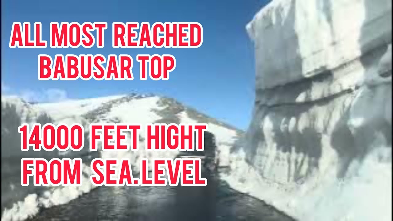 We reached Babusar top 14000 feet Hight 🇵🇰