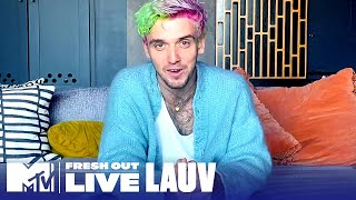 Lauv Reveals the Story Behind “Fake” w\/ Conan Gray | #MTVFreshOut