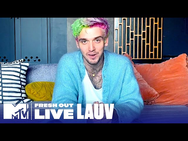 Lauv Reveals the Story Behind “Fake” w/ Conan Gray | #MTVFreshOut class=