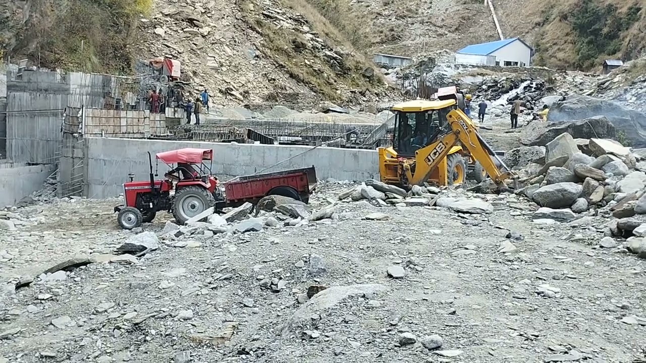 construction for trench weir site
