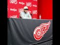 Alex DeBrincat on emotions in Red Wings’ locker room: “We’re embarrassed with the spot we’re in”