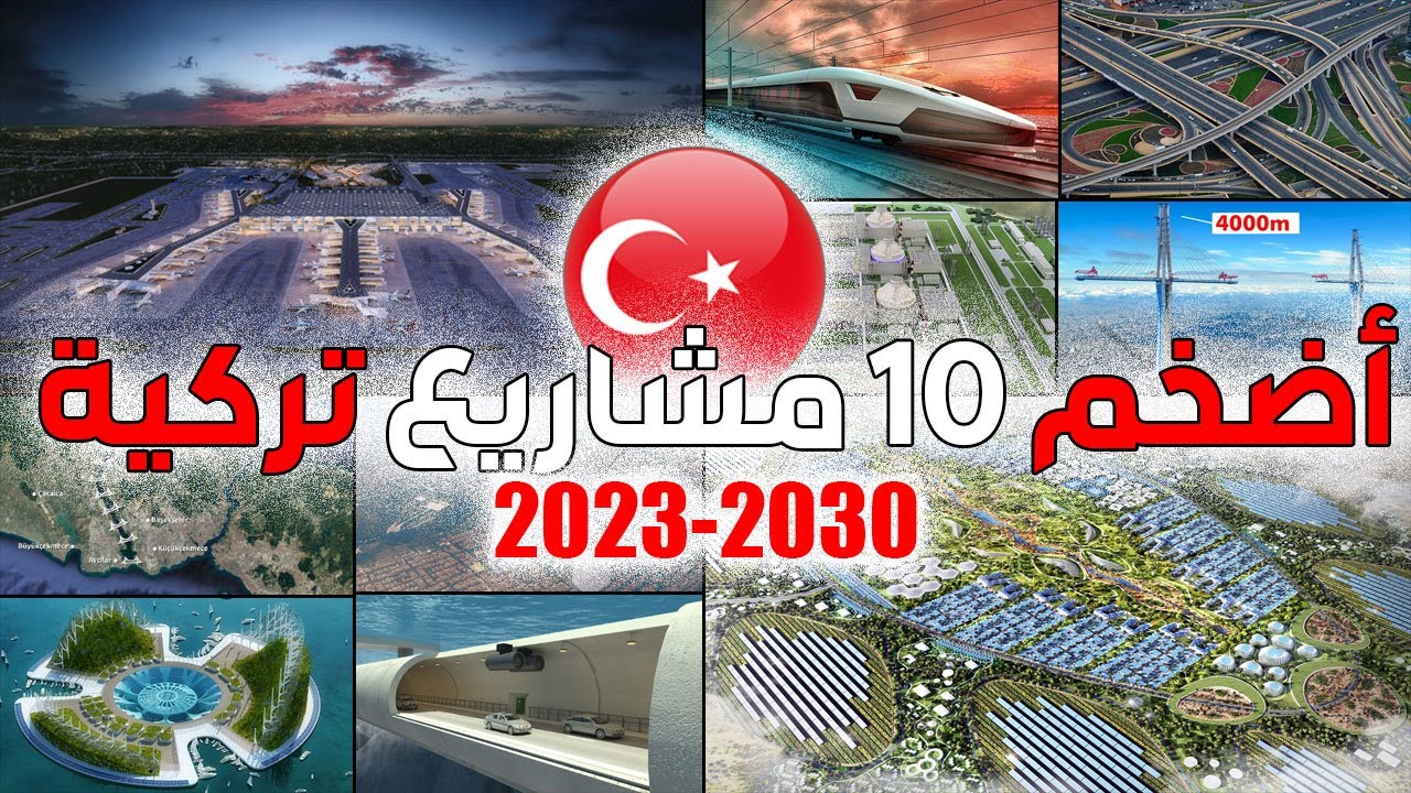 اقوى واضخم 10 مشاريع عملاقة لتركيا (2023-2030) ستجعل منها قوة عظمى في المستقبل