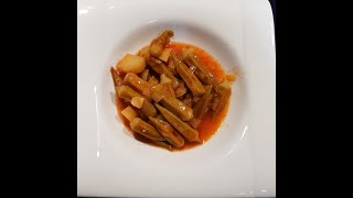 Tuba Arslanoğlu Amc Ile Mis Gibi Bamya Yemeği Eintopf Von Okra Kochen Mit Amc