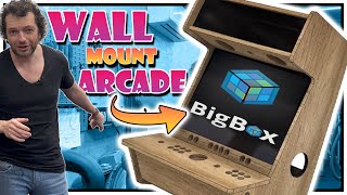 I made a huge WALL-MOUNTED luxury Arcade Machine CLASSIC style