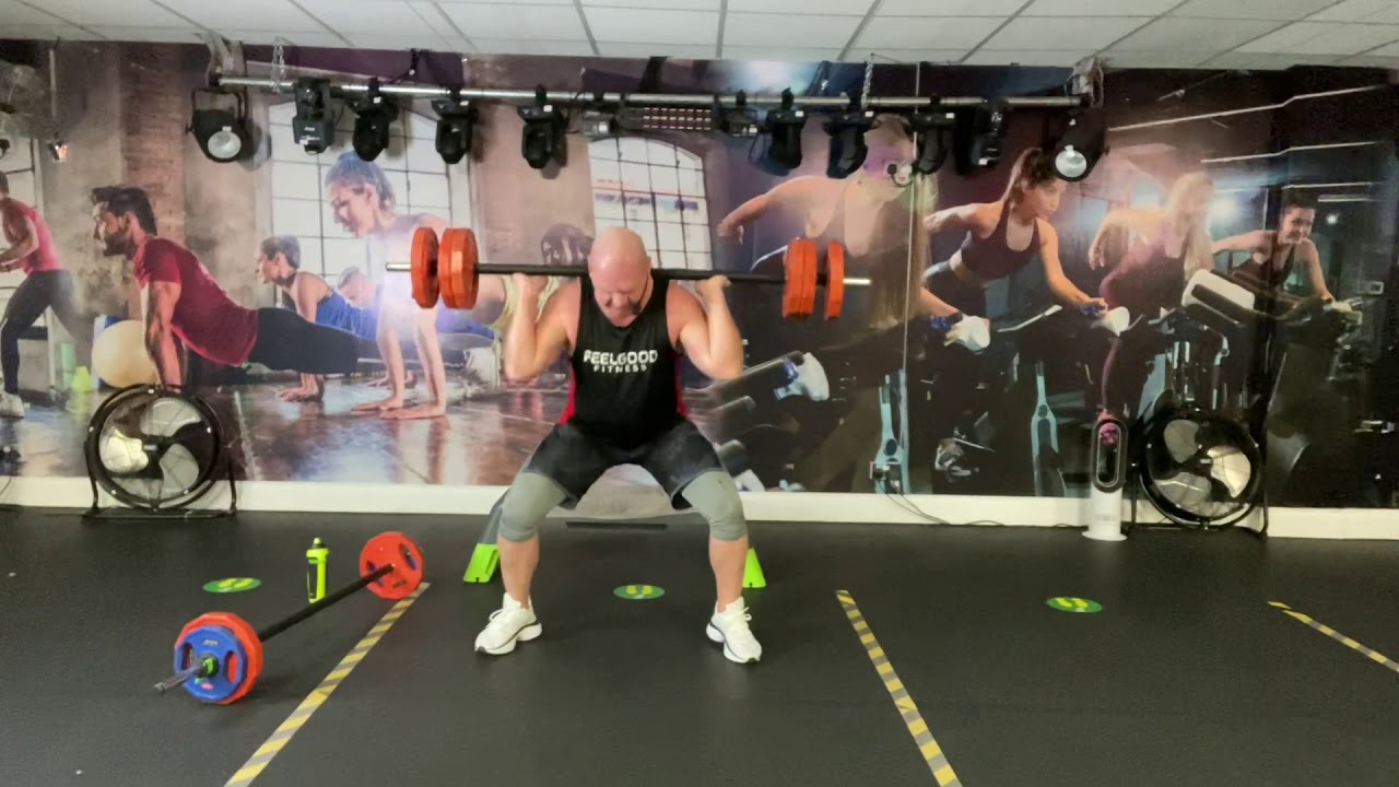 Barbell body pump style, pumping bar fitness workout with Lawrence @Feelgoodfitness