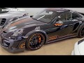 720 HP Techart GT Street R Matte Carbon Porsche 911 Turbo S 991 Mk II For Sale by Dreamauto [4k 60p]