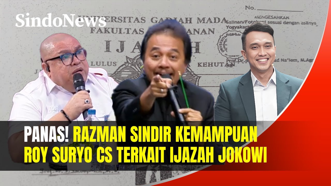 Saling Serang! Razman Pertanyakan Kemampuan Roy Suryo Cs | Rakyat Bersuara