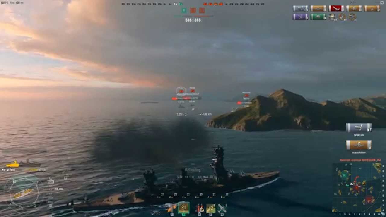 World Of Warships Fuso 190K DMG