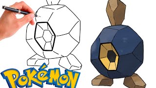 How To Draw ROGGENROLA POKEMON #524 | Generation 5