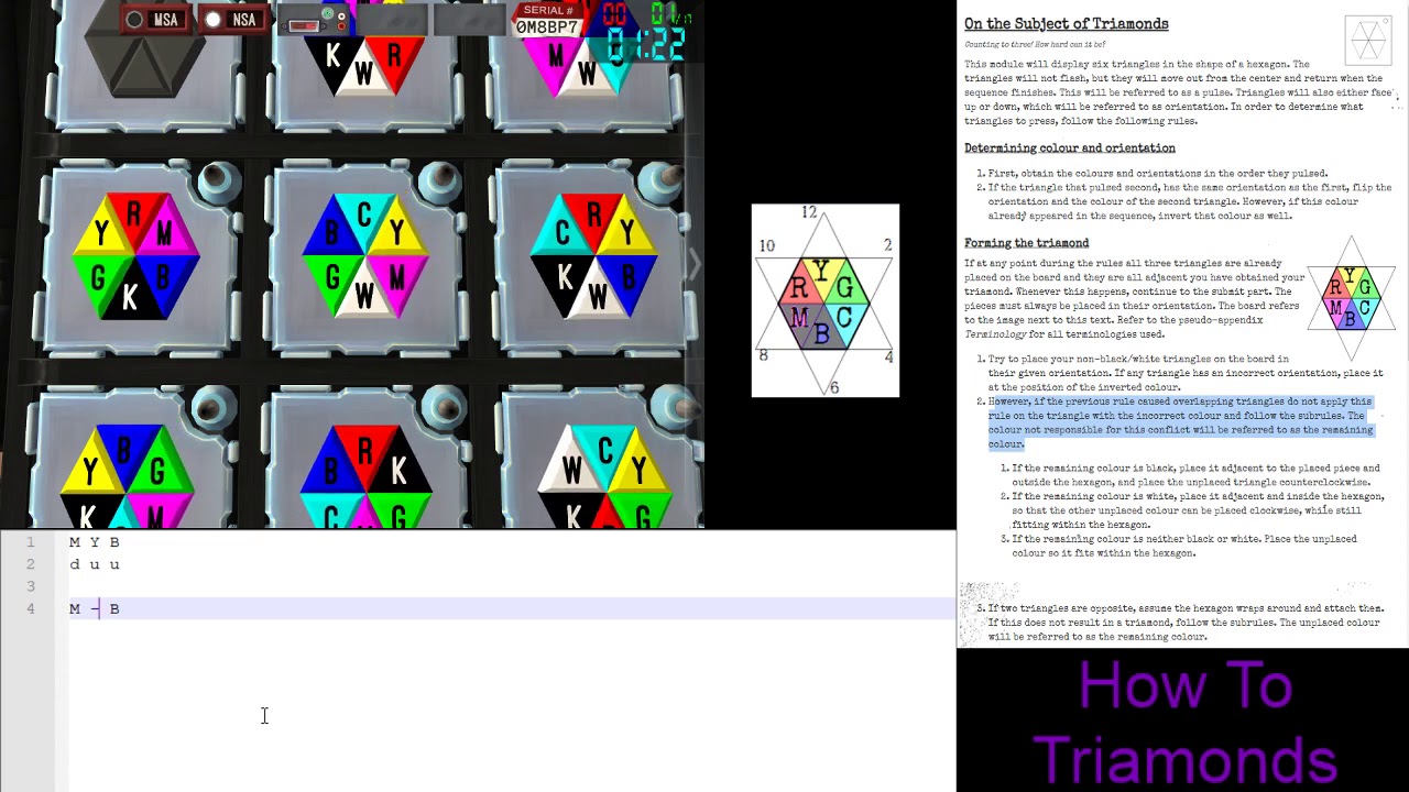 KTANE - How to - Triamonds