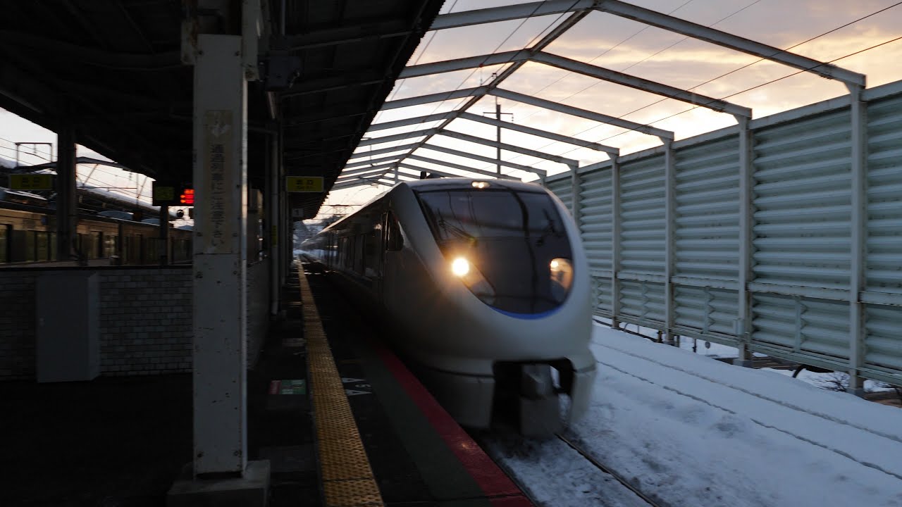 JR西日本・湖西線　近江今津駅　2022/1（4K UHD 60fps）