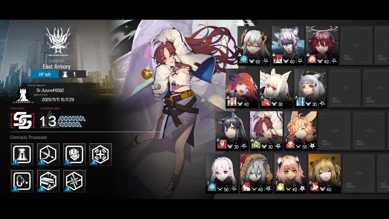 Arknights - CC1 Pyrite East Armory (Day1) Risk 13 (MAX RISK)