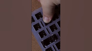 Tofu Jr Keyboard Build with Gateron Oil King #shorts