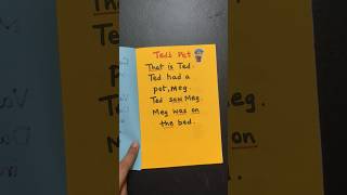 cvc words sentences and story English reading #splendidmomsphonics #education #englishreading